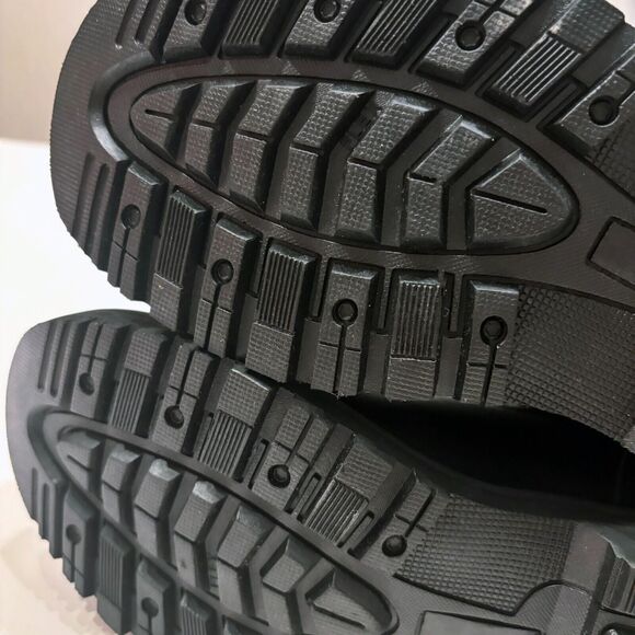 Xelement Women's Black Tribal Skull Leather Motorcycle Riding Boots Size 8 - Picture 13 of 14